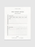 Mood Tracker Sticky Notes