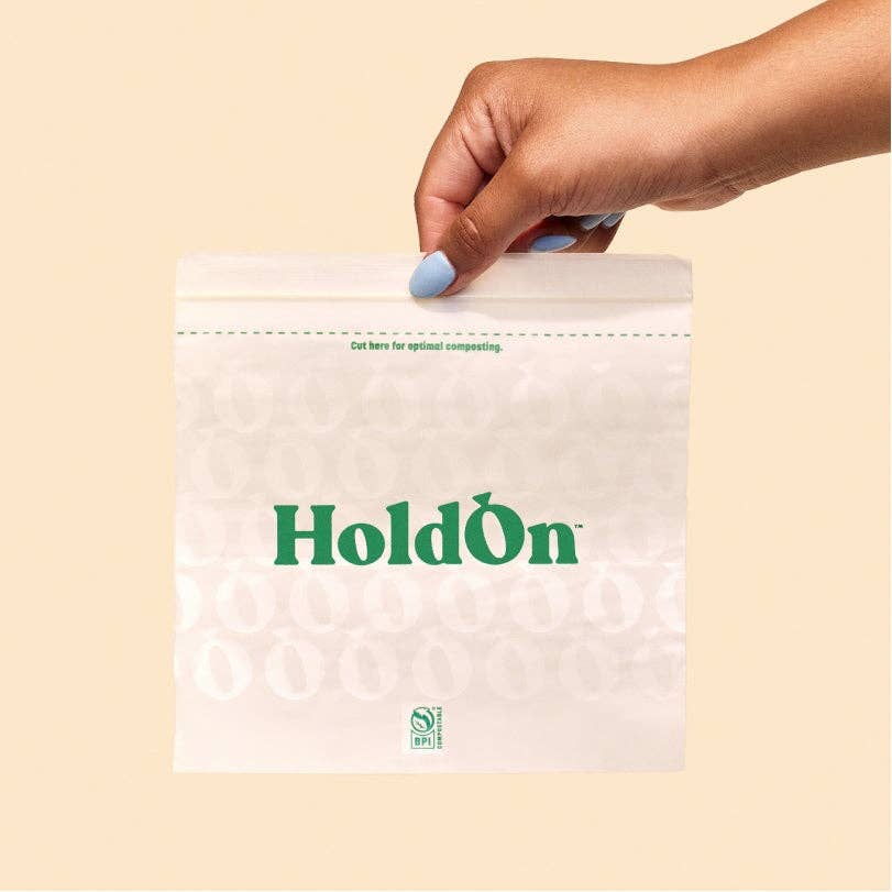 Compostable Zipseal Sandwich Bags - 100 bags per box