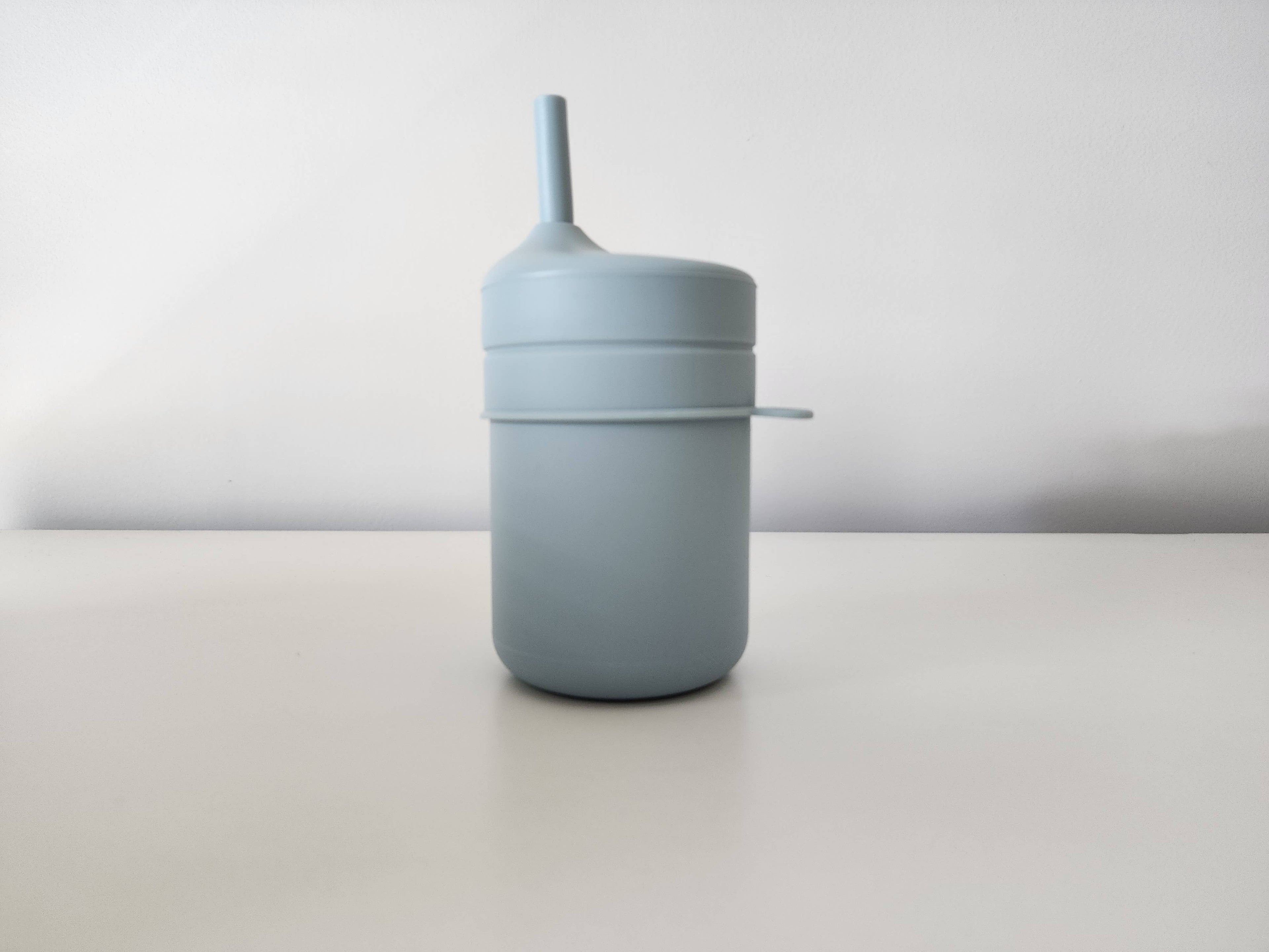 Silicone Sippy Cup w/ Straw