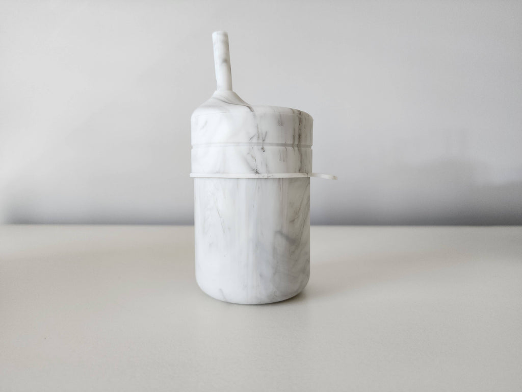 Silicone Sippy Cup w/ Straw