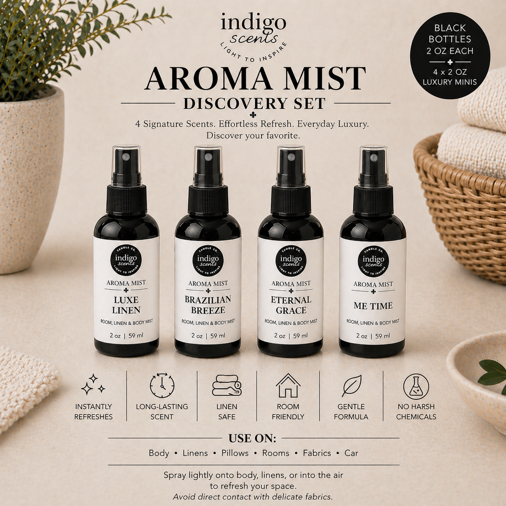 Aroma Mist Discovery Set | Room, Linen & Body Spray