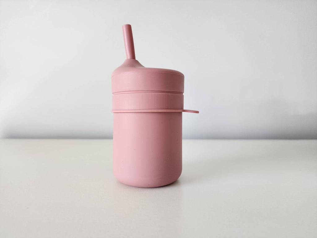 Silicone Sippy Cup w/ Straw