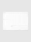 Monthly Agenda Pad
