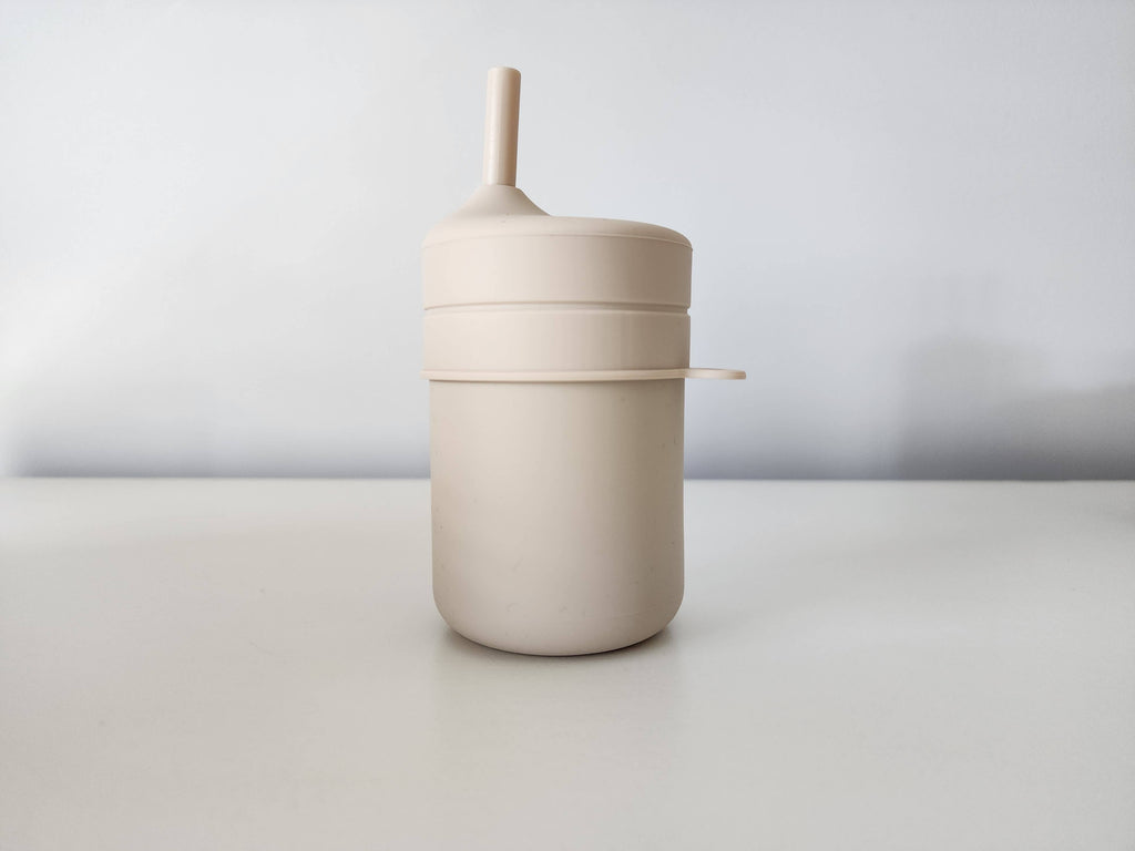 Silicone Sippy Cup w/ Straw