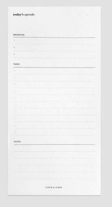 Prioritize Yours Notepad