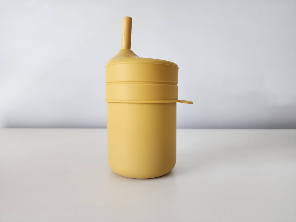 Silicone Sippy Cup w/ Straw