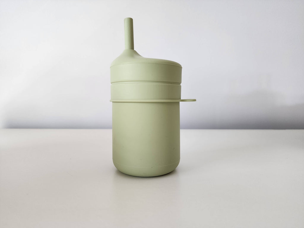 Silicone Sippy Cup w/ Straw