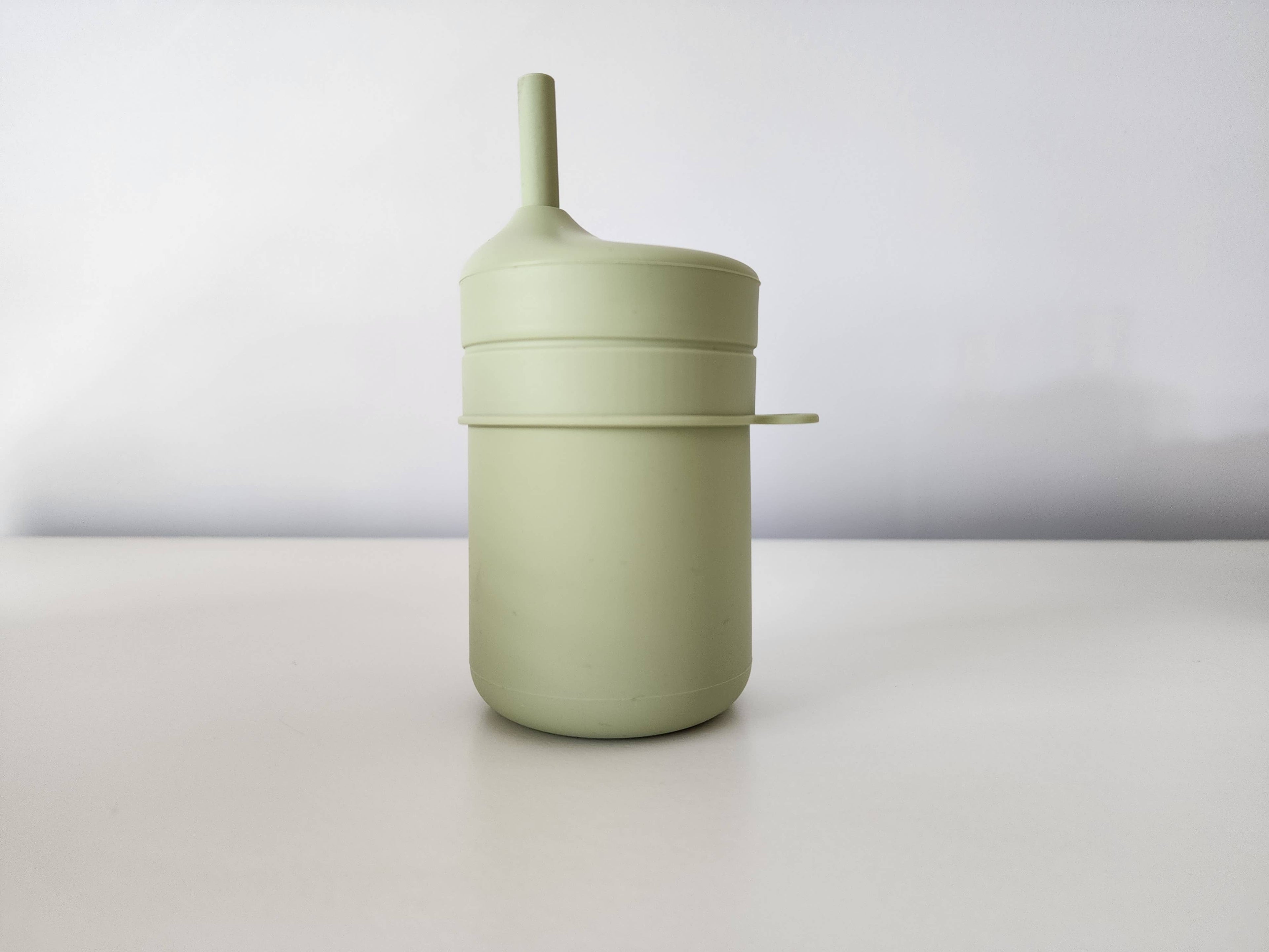 Silicone Sippy Cup w/ Straw