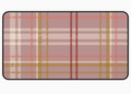 Pink Plaid Desk Pad 12” × 18